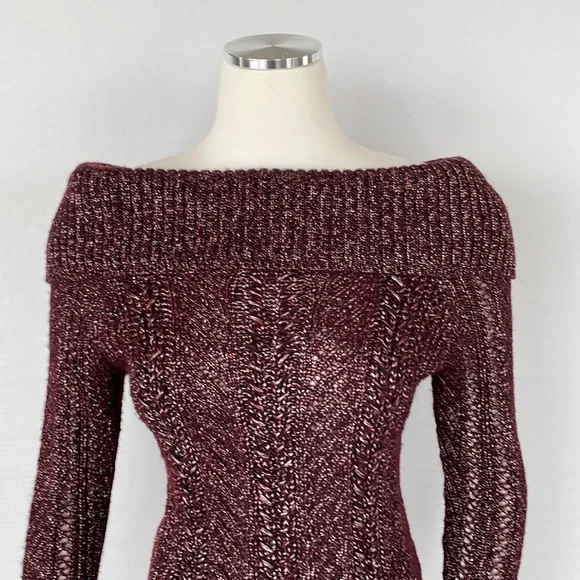 WHBM At The Shoulder Bow Back Sweater XS - Picture 11 of 16